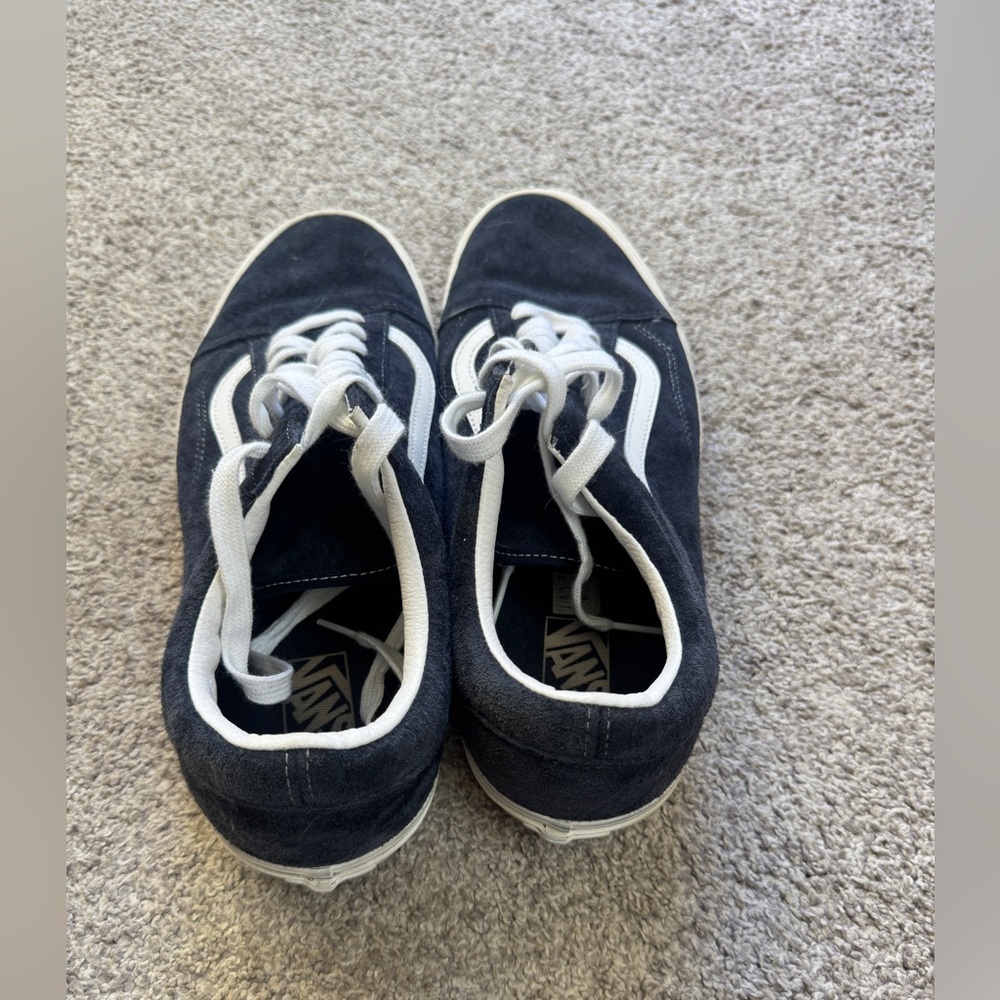 NWOT | Vans Men’s Suede Sneakers | Navy Blue | Size 12 | Water Repellent - Picture 5 of 9
